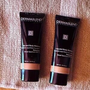 Dermablend leg & body makeup lot 2 medium golden 40w